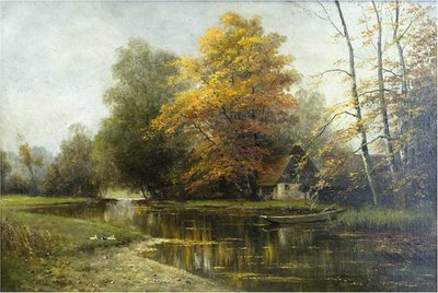 Paisaje de Spreewald cerca de Lehde de Walter Moras